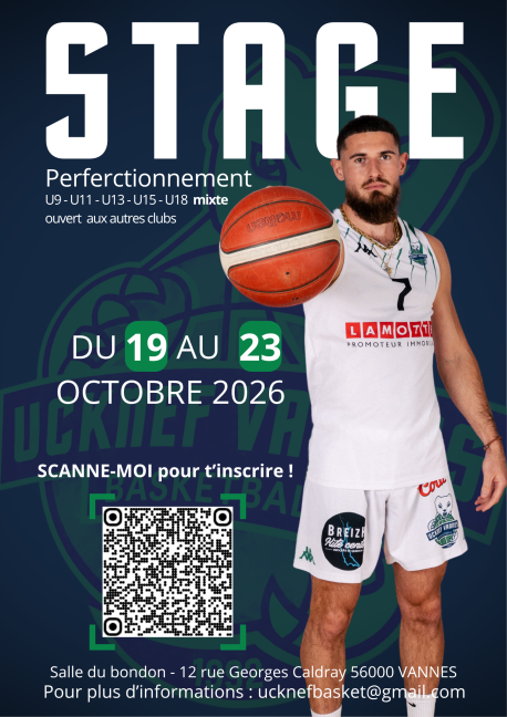 Stage vacances octobre